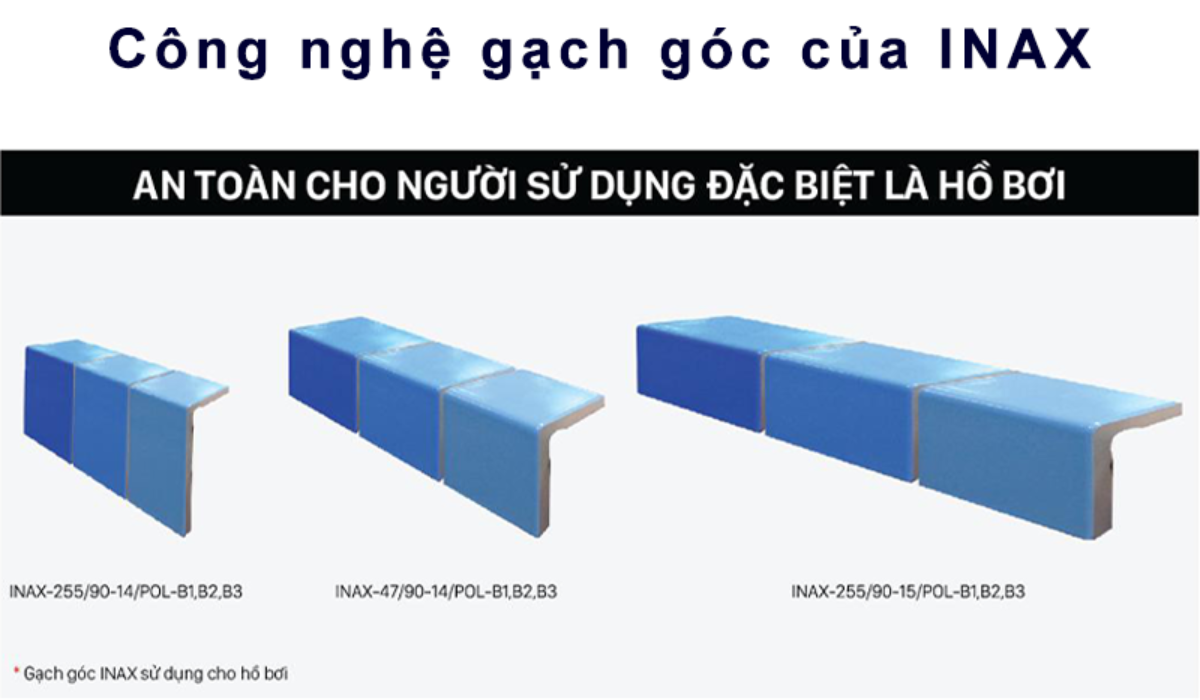 Bảng báo giá mẫu gạch hồ bơi INAX 2024 2