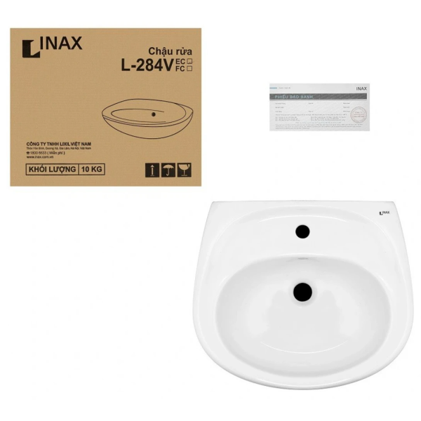 Lavabo Treo Tường Inax L-284V/L-284VC