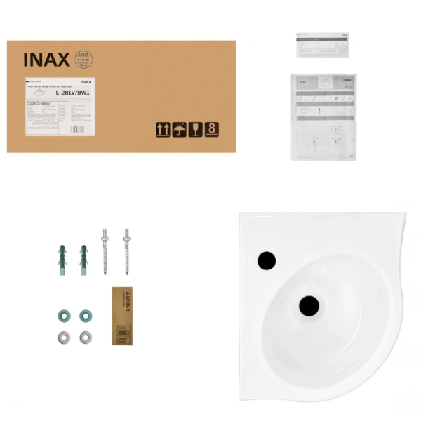 Lavabo Góc Inax L-281V