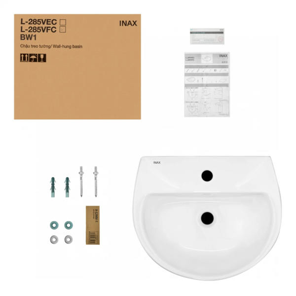 Lavabo Treo Tường Inax L-285V/L-288VC