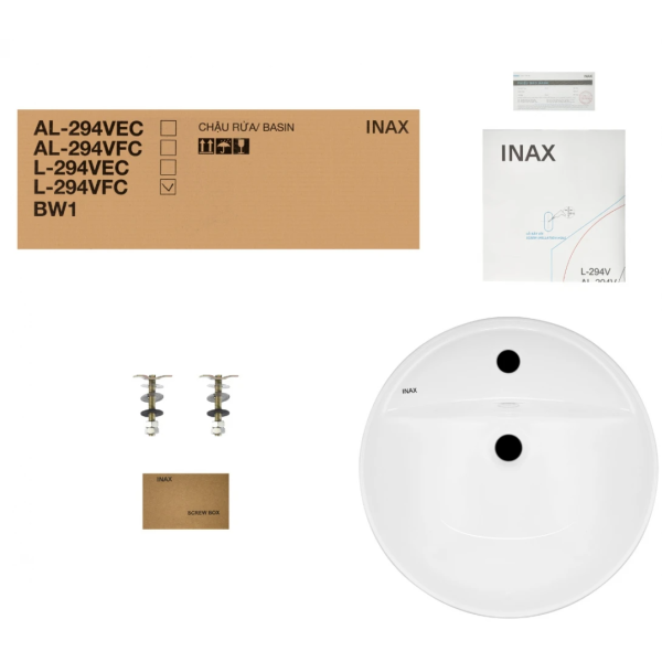 Chậu Rửa Lavabo Inax L-294V