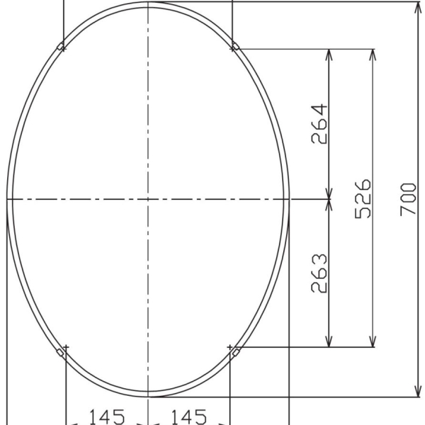 Gương Tráng Bạc INAX KF-5070VAC chính hãng