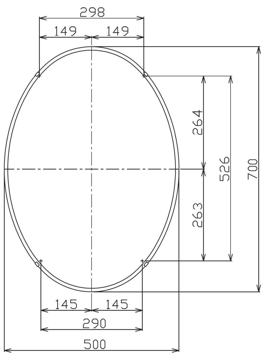 Gương Tráng Bạc INAX KF-5070VAC chính hãng