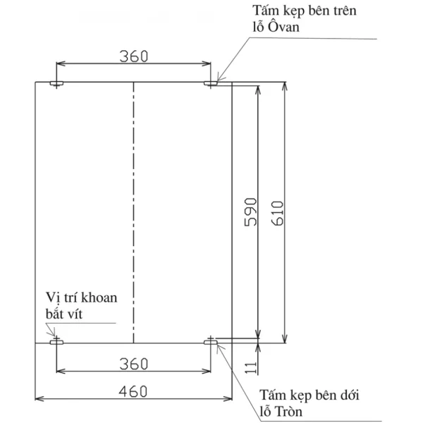 Gương Phòng Tắm INAX KF-4560VA