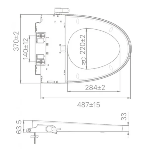 Nắp bồn cầu rửa cơ INAX CW-S32VN
